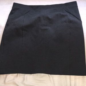 Grey, pencil skirt